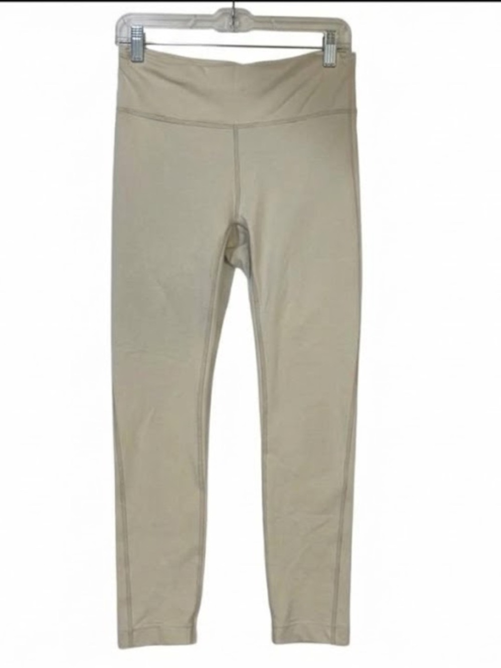 Outdoor Voices Warmup Leggings Oatmeal Sand Tan 23" Small